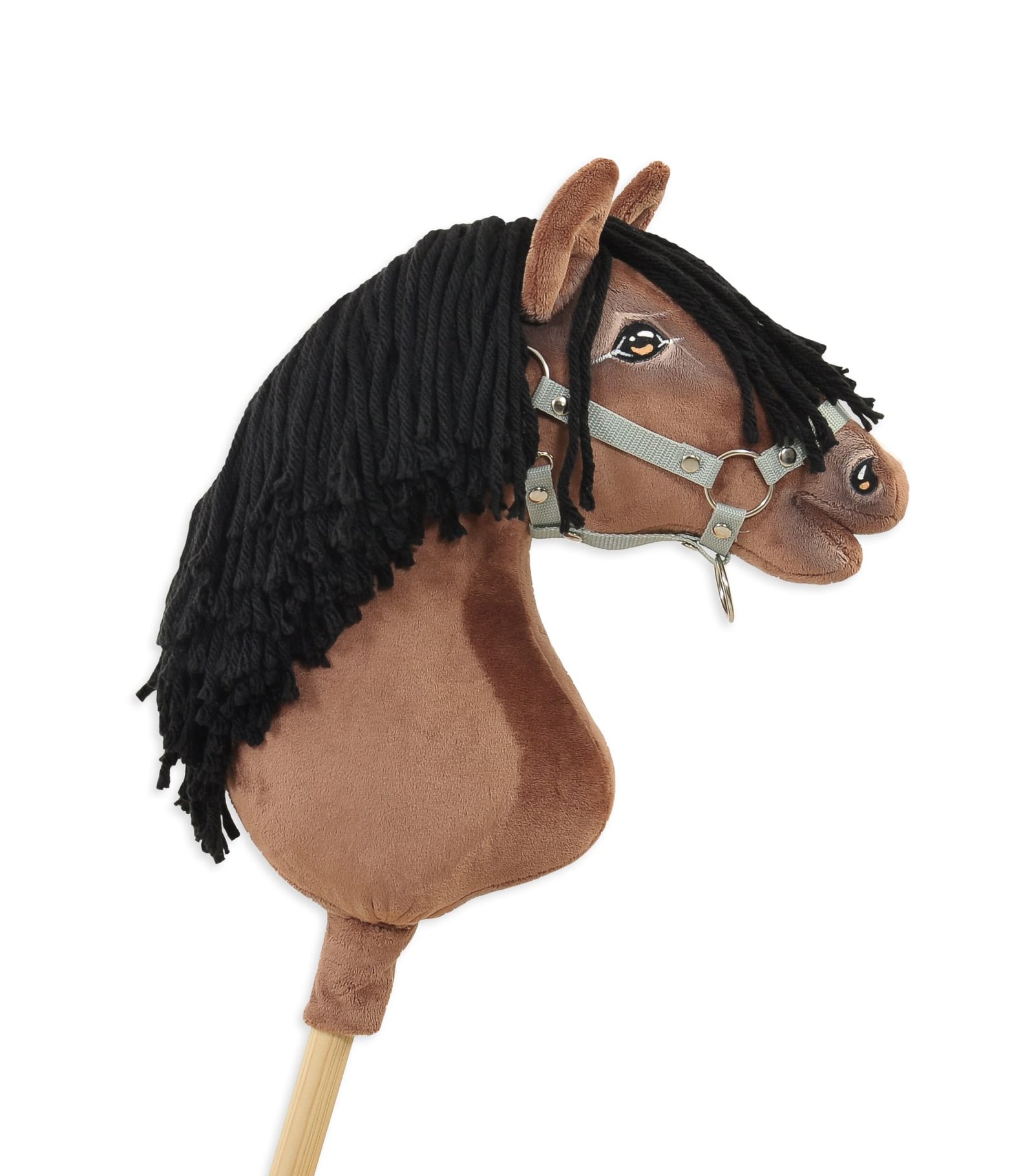 Arkliukas ant lazdos Super Hobby Horse Premium - bėras arklys A3 - Image 2