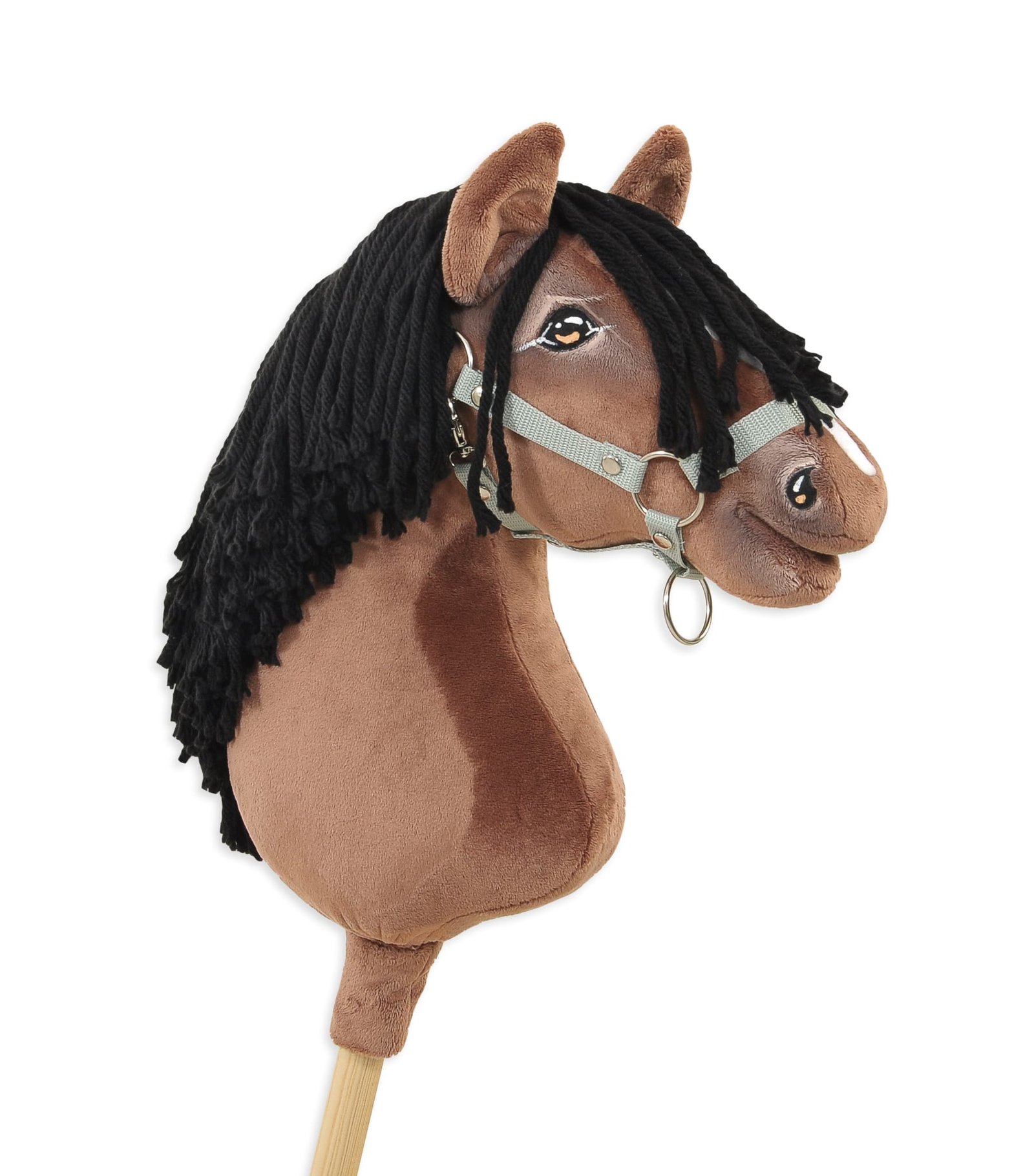 Arkliukas ant lazdos Super Hobby Horse Premium - bėras arklys A3 - Image 4