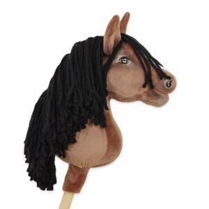 Arkliukas ant lazdos Super Hobby Horse Premium - bėras arklys A4