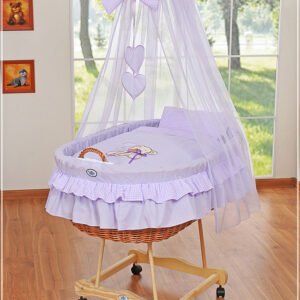 Cover set 4 pcs for Moses Basket/Wicker crib no. 99690e-325 i 79690e-325