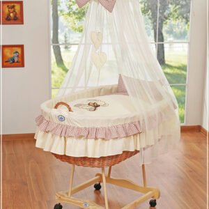 Cover set 4 pcs for Moses Basket/Wicker crib no. 99690e-326 i 79690e-326