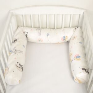 Roller bumper for baby bed - balloons