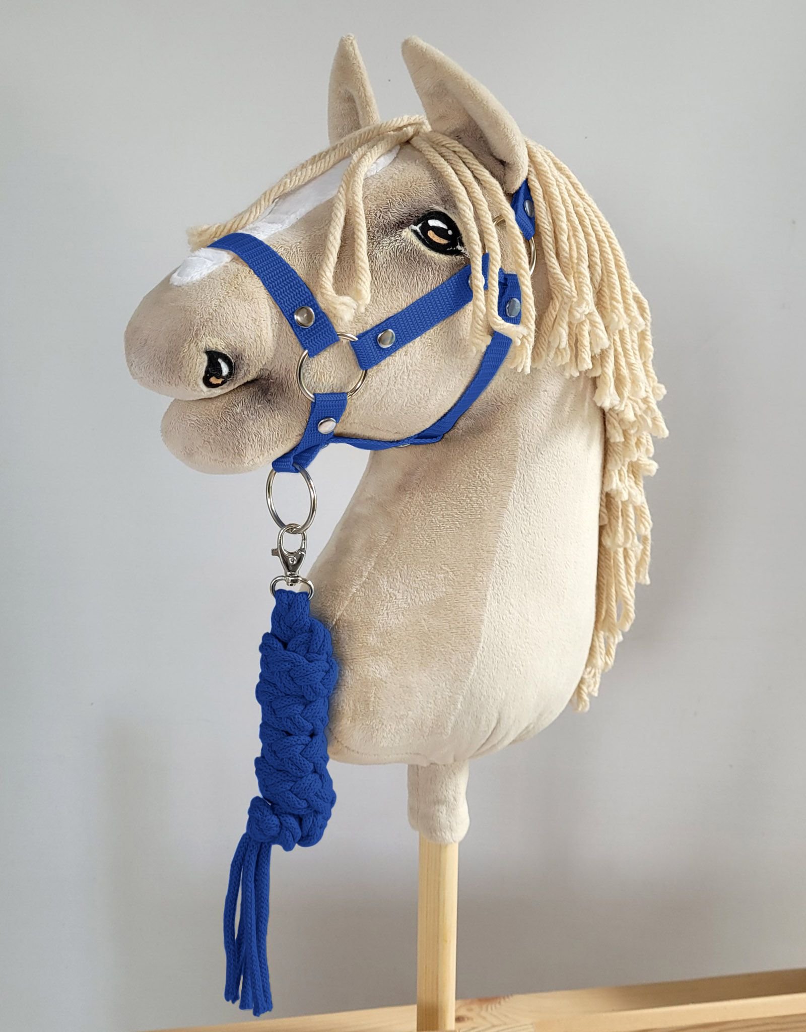 Rinkinys Hobby Horse: apynasris A3 + pavadėlis iš virvės - mėlyna - Image 3