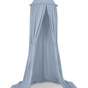 Hanging cotton canopy for children's room  - pastel blue