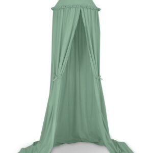 Hanging cotton canopy for children's room  - pastelgreen