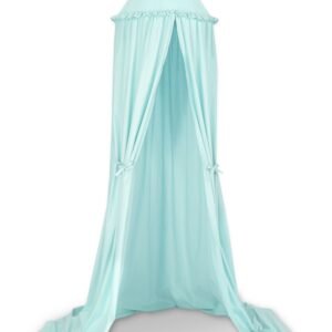 Hanging cotton canopy for children's room - mint