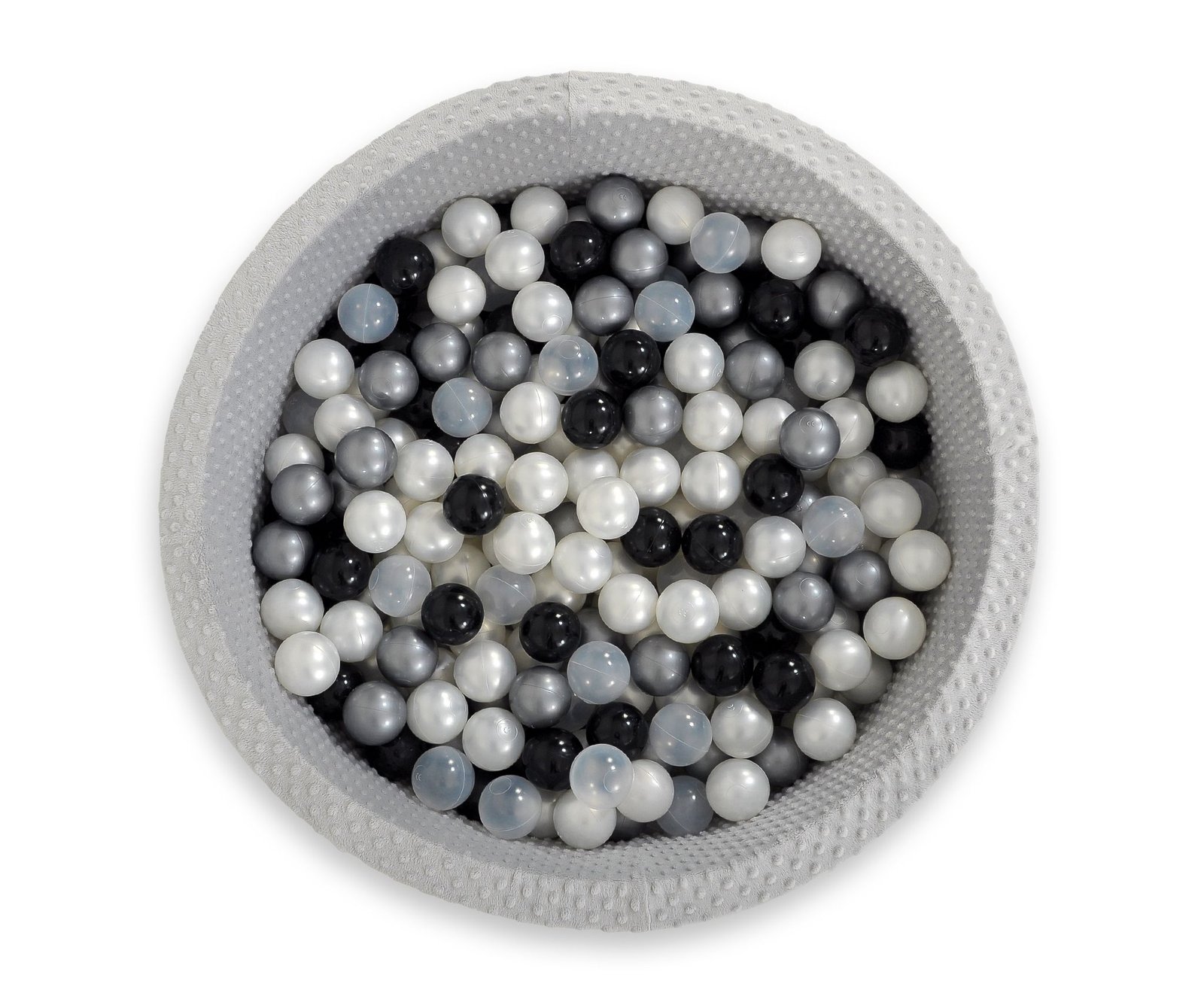 Plastikiniai kamuoliukai sausam baseinui, 50 vnt. – juoda - Image 2