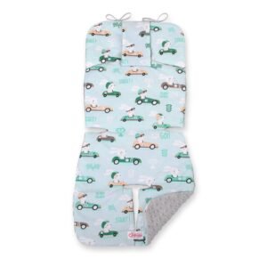 Double-sided cart insert BOBONO - mint rabbits/gray