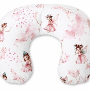 Maitinimo pagalvė „Croissant“, nuimamas užvalkalas, rankoms laisvoms maitinti – Blossom Fairies