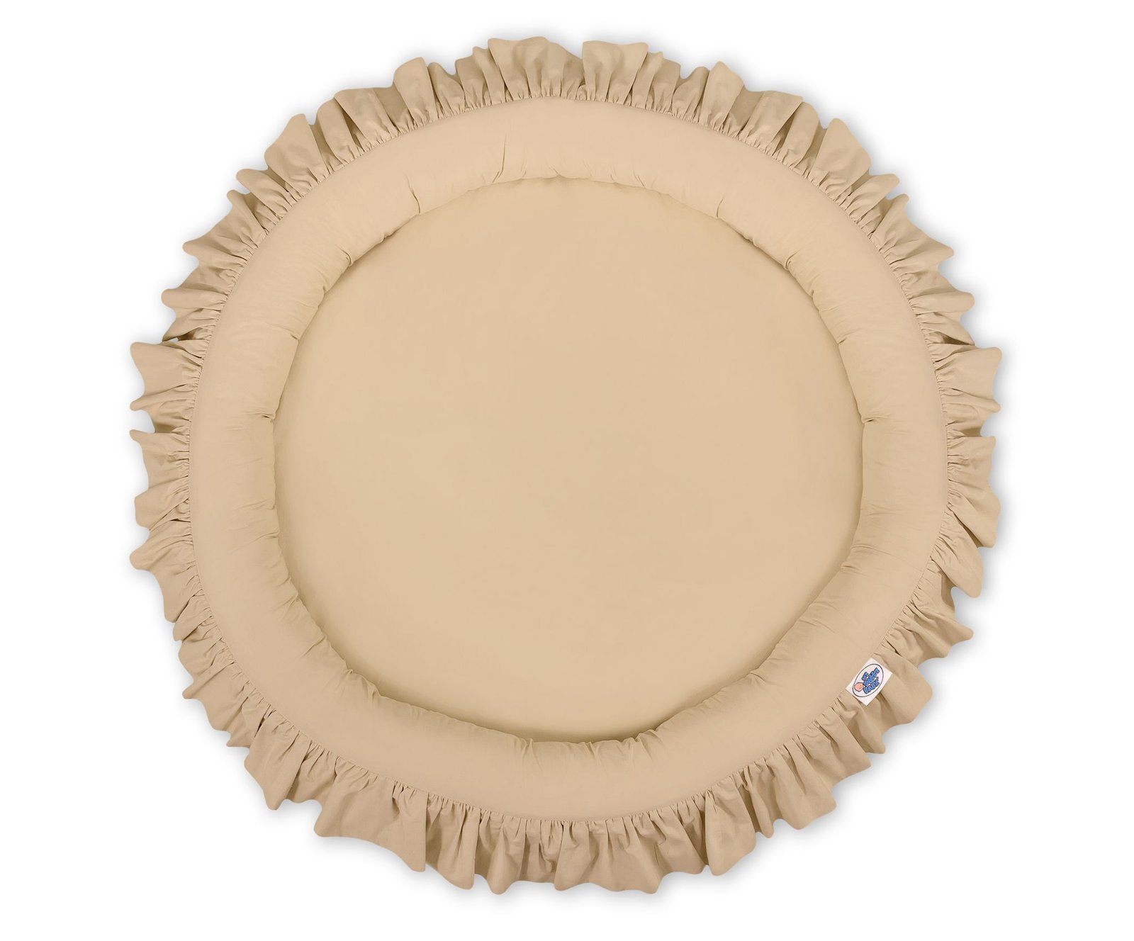 Nest with flounce - beige