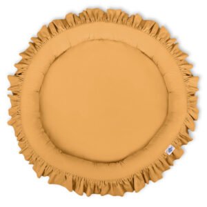 Nest with flounce - honey yellow