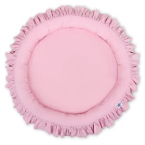 Nest with flounce - pink