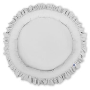 Nest with flounce - gray