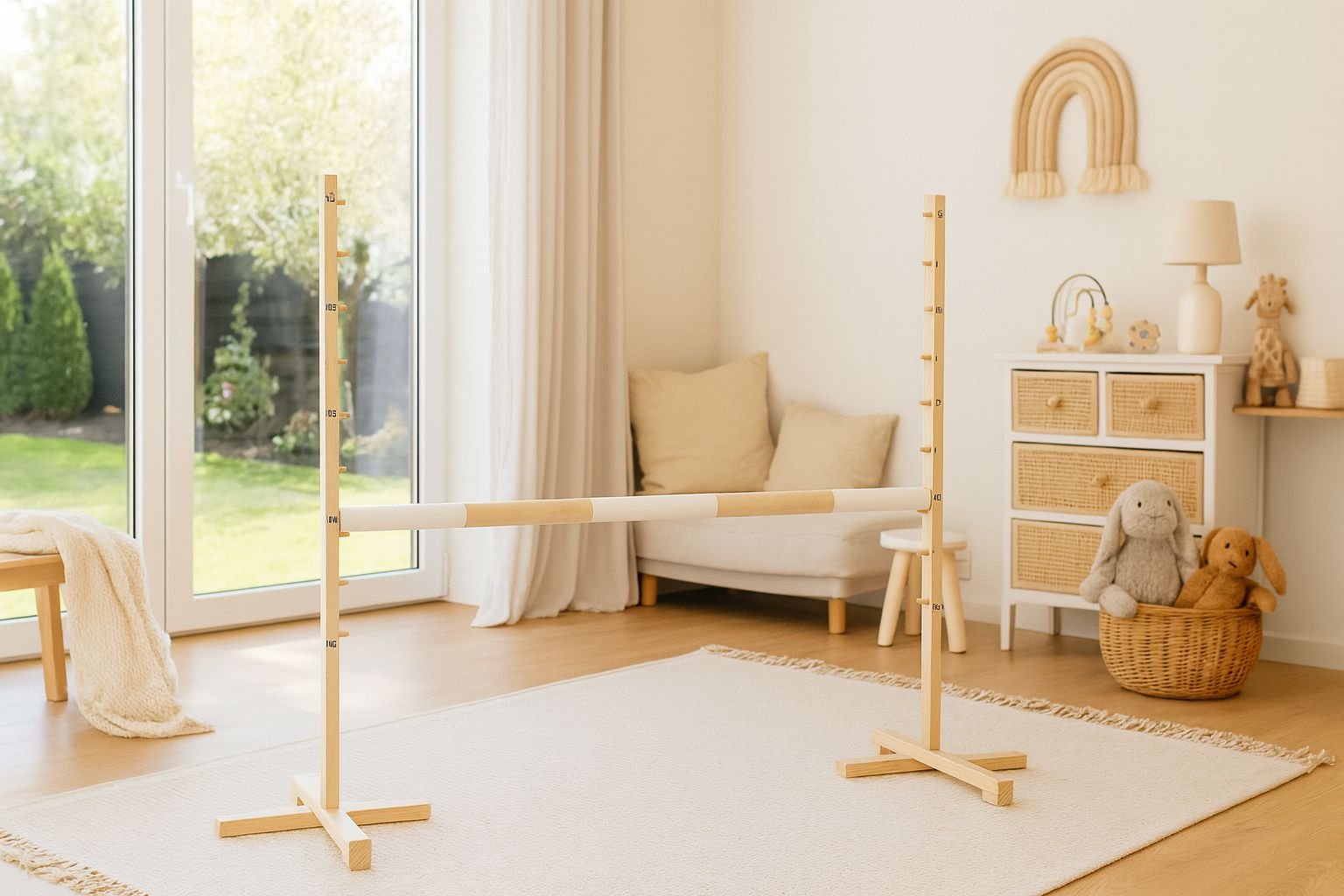 Šuolio kliūtis Hobby Horse, 120cm, smėlio spalvos kartelė - Image 2