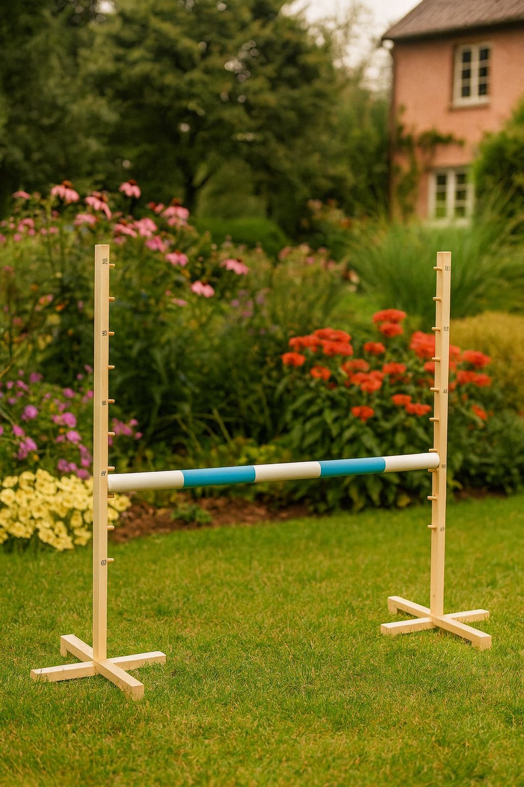 Šuolio kliūtis Hobby Horse, 120cm, šviesiai mėlyna kartelė - Image 3