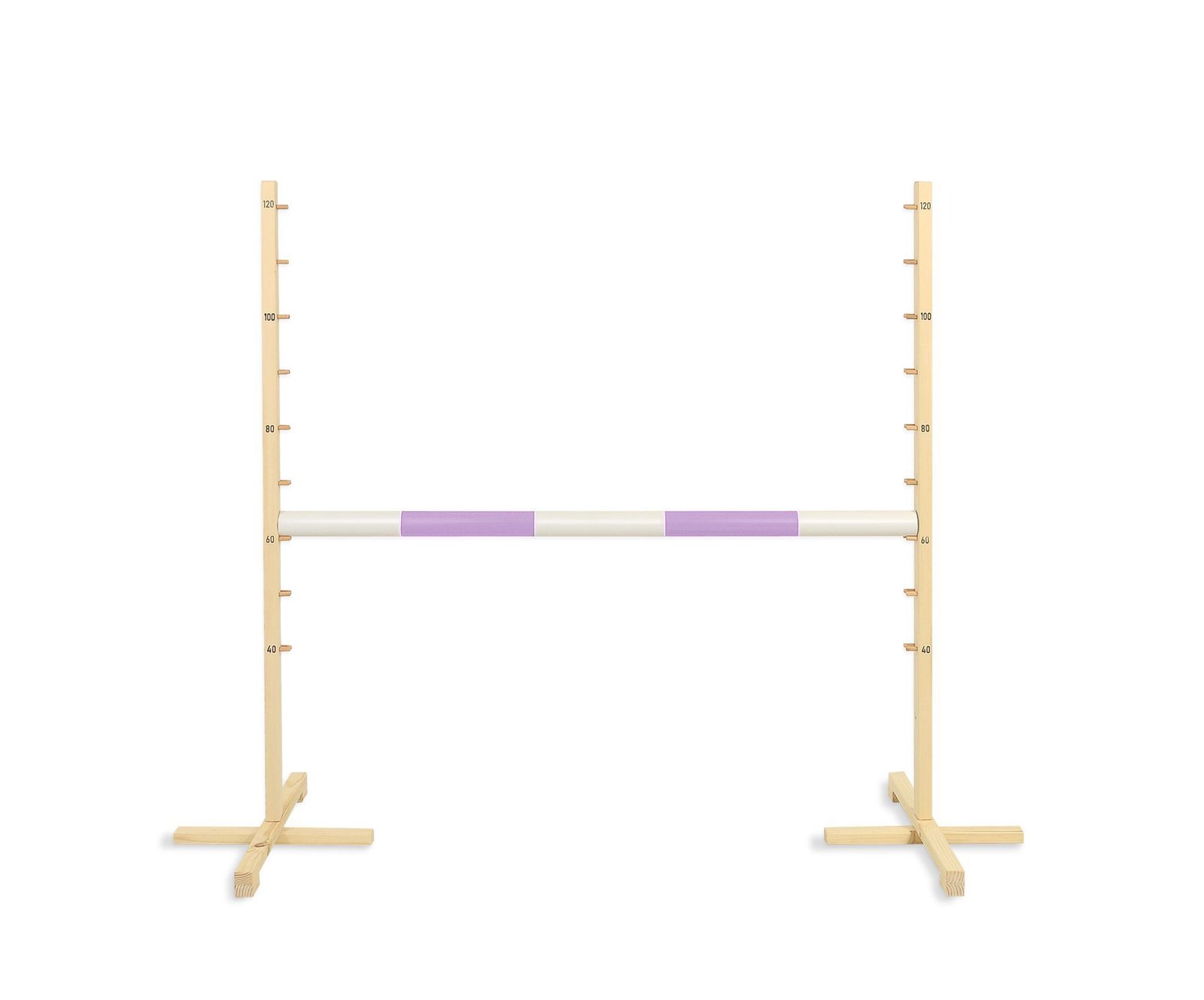 Šuolio kliūtis Hobby Horse, 120cm, šviesiai violetinė kartelė