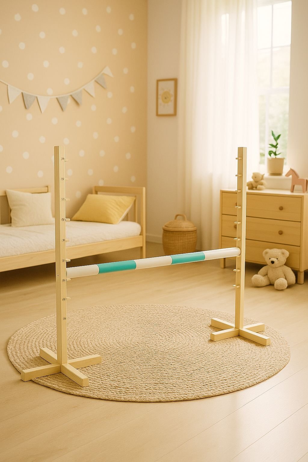 Šuolio kliūtis Hobby Horse, 120cm, mėtinė kartelė - Image 6