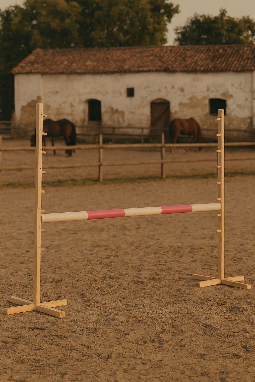 Šuolio kliūtis Hobby Horse, 120cm, rožinė kartelė - Image 3