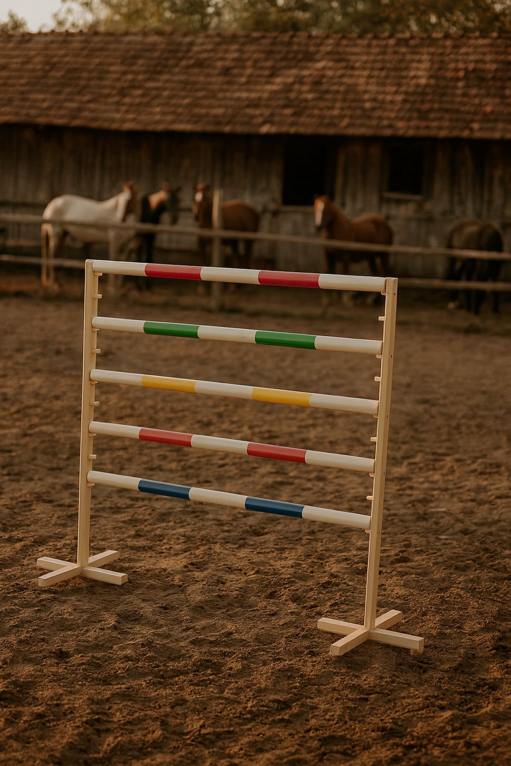 Šuolio kliūtis Hobby Horse, 120cm, rožinė kartelė - Image 4