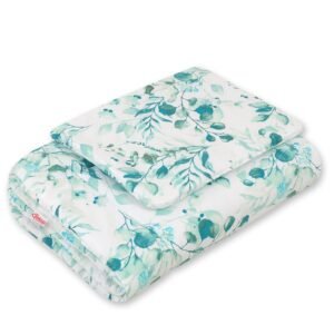 Bedding set 2-pcs 75x100cm NEWBORN - eucaliptus mint
