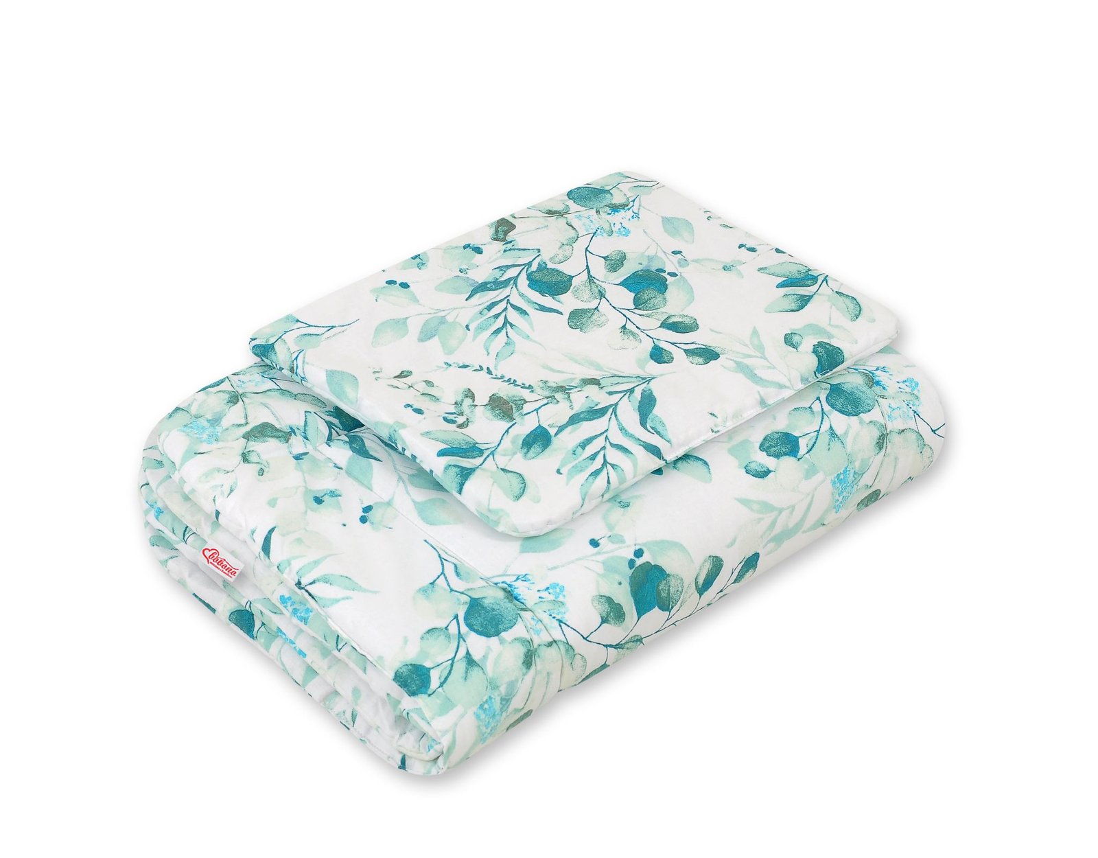 Bedding set 2-pcs 75x100cm NEWBORN - eucaliptus mint