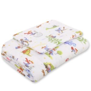 Bedding set 2-pcs 75x100cm NEWBORN - knight and dragon