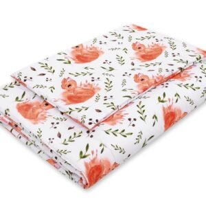 Bedding set 2-pcs with filling - white squirrel