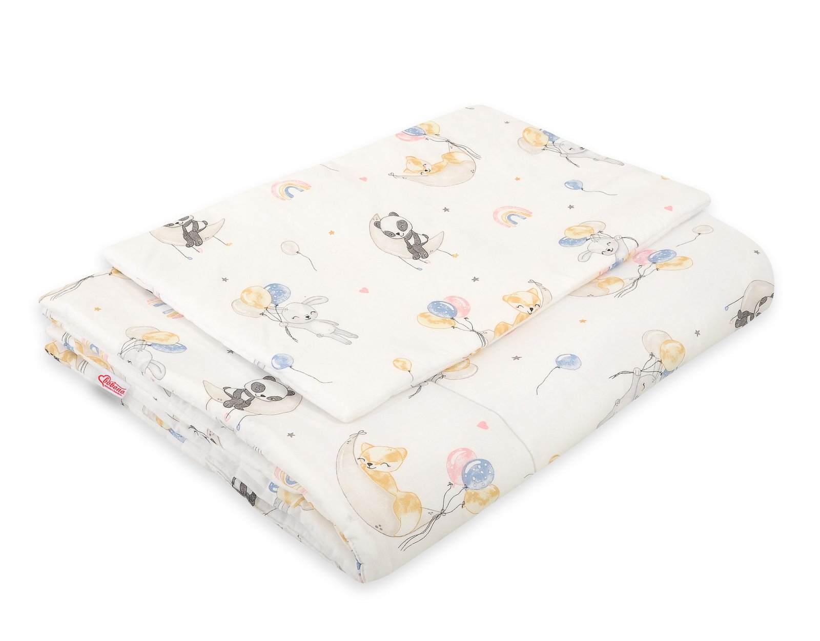 Bedding set 2-pcs with filling 135x100 cm - balloons