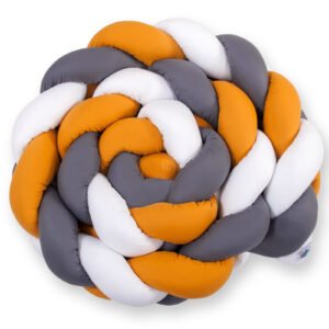 Knot bumper XXL- white-honey yellow-anthracite