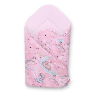 Baby nest - unicorn pink/pink