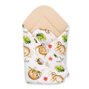 Baby nest - sloths  beige/beige