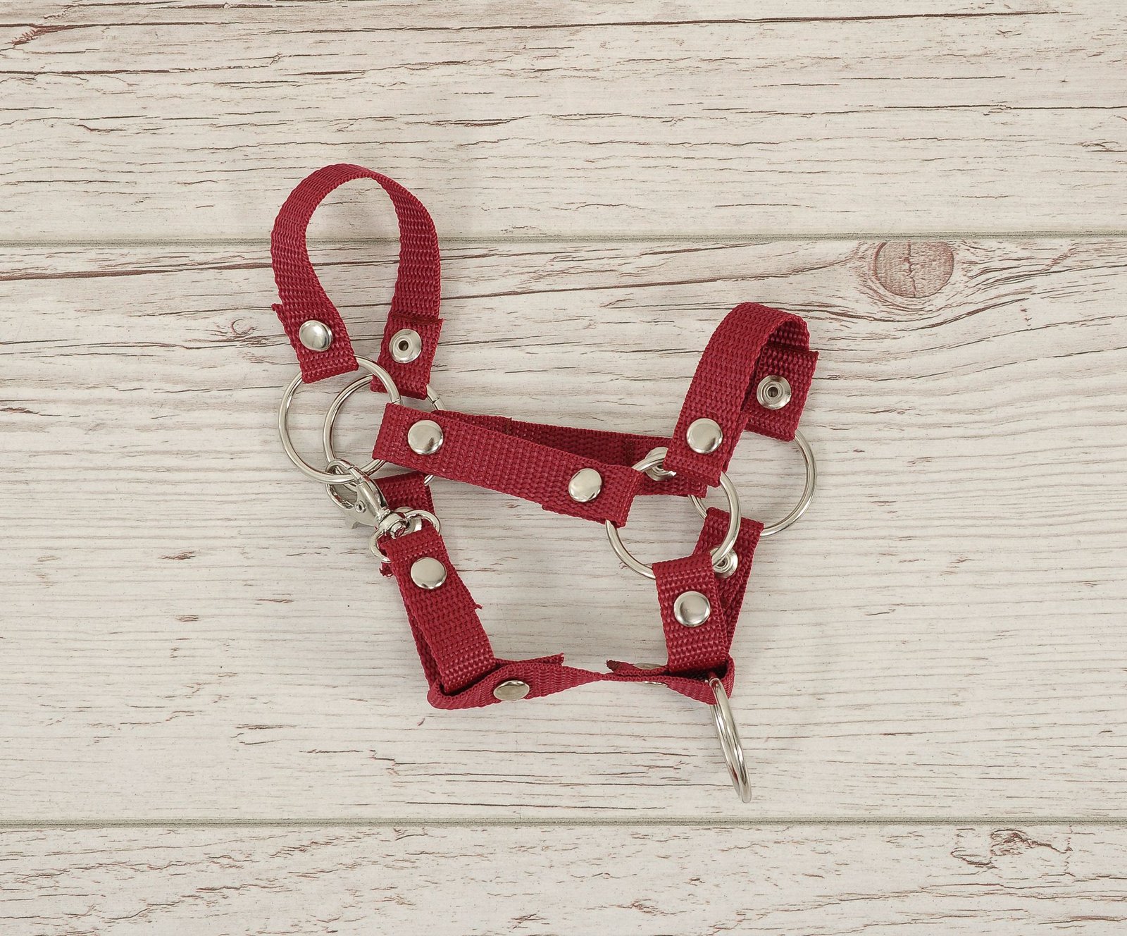 Rinkinys Hobby Horse: apynasris A3 + pavadėlis iš virvės - bordo - Image 2