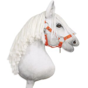 The adjustable halter for Hobby Horse A3 - orange