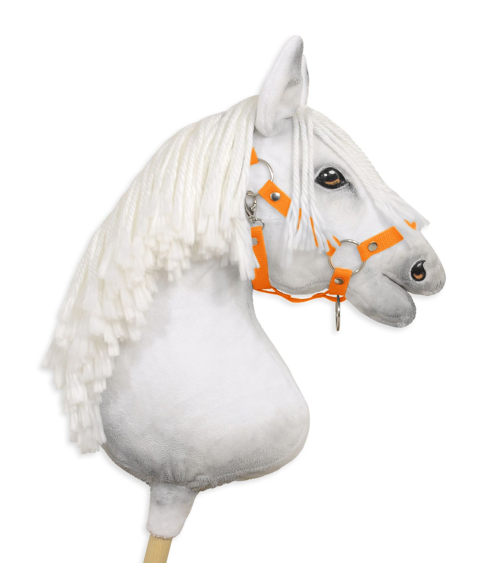 Reguliuojamas apynasris Hobby Horse žirgeliui A3 - neoninė oranžinė
