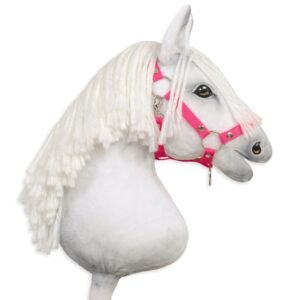 Reguliuojamas apynasris Hobby Horse žirgeliui A3 - tamsiai rožinė