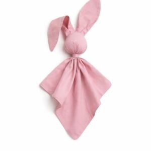 DOUDOU minkšta, jauki medvilninė kiškučio antklodėlė - Pastelinė rožinė