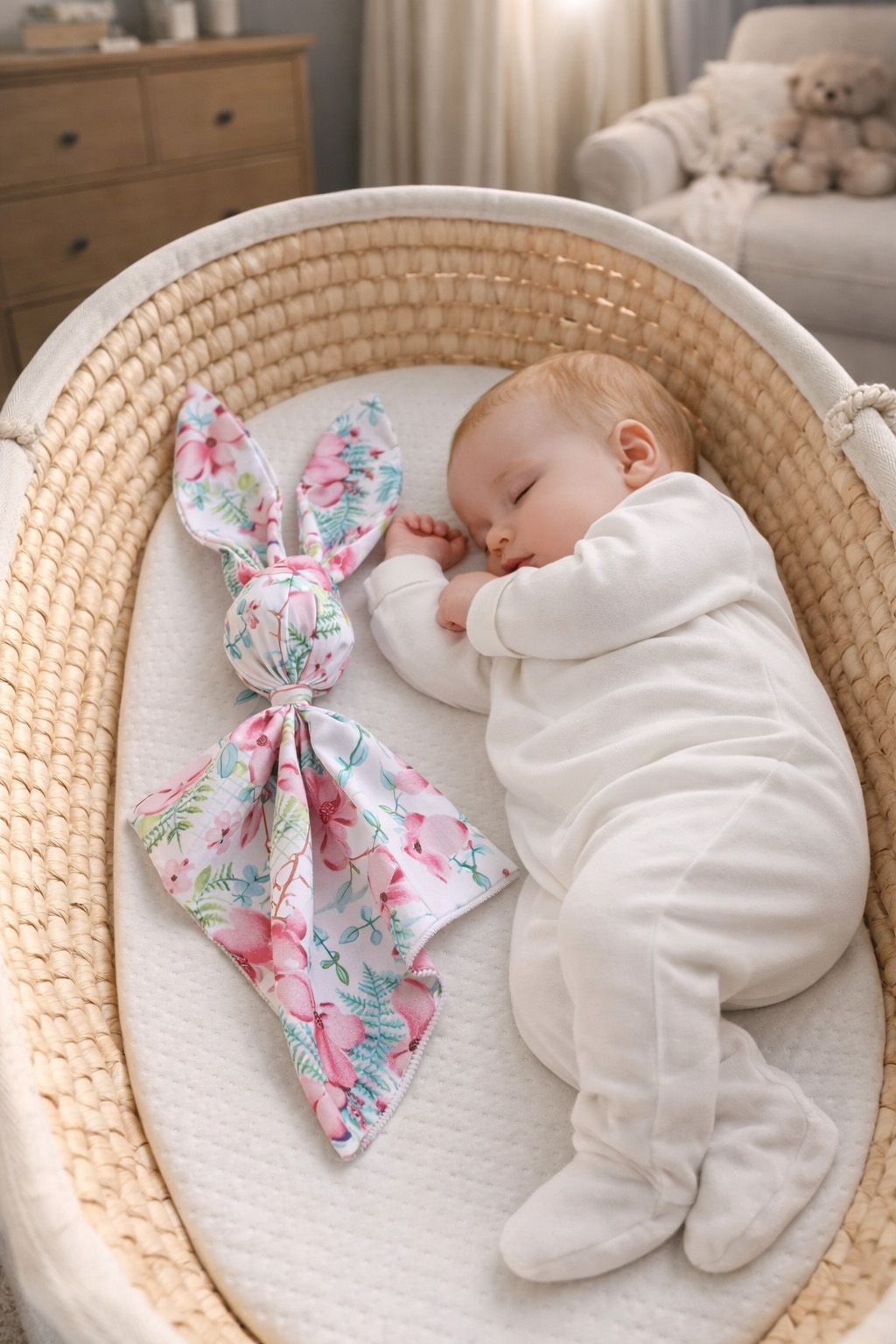 DOUDOU minkšta, jauki medvilninė kiškučio antklodėlė - Kolibriai - Image 5
