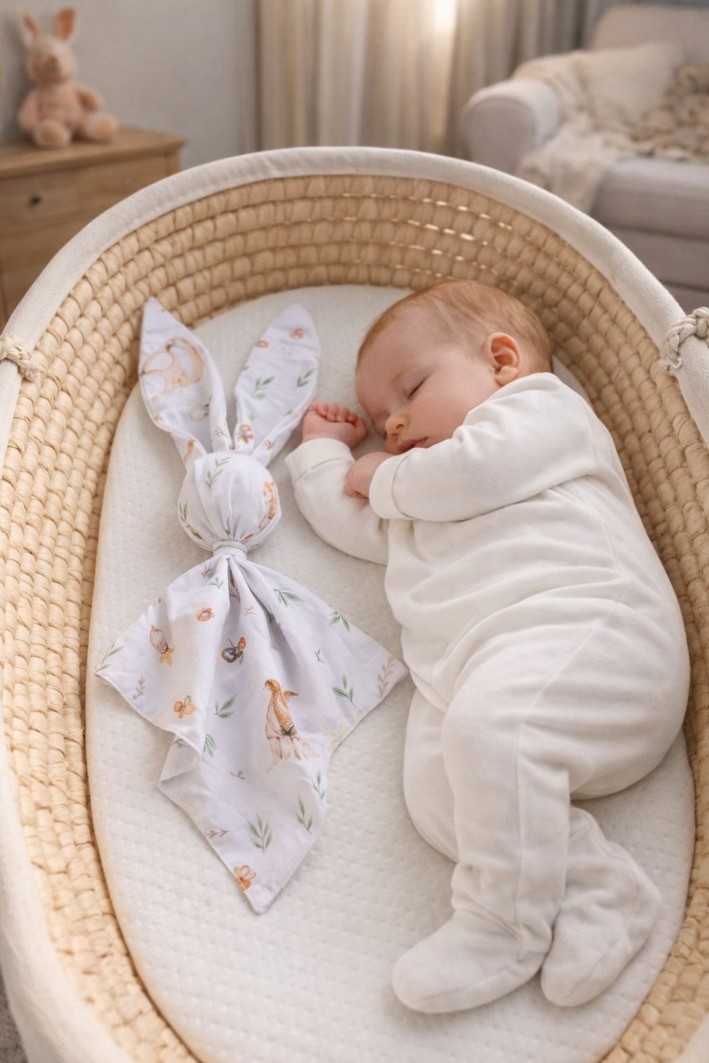 DOUDOU minkšta, jauki medvilninė kiškučio antklodėlė - Miško švelnumas - Image 5