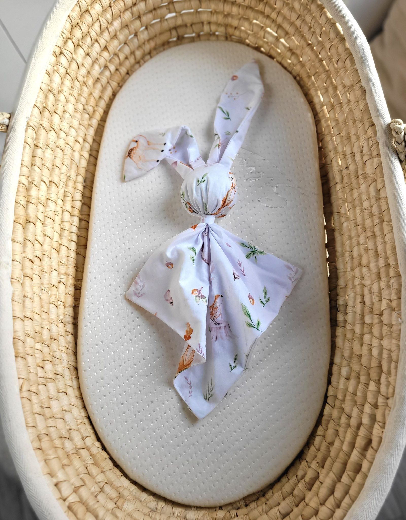 DOUDOU minkšta, jauki medvilninė kiškučio antklodėlė - Miško švelnumas - Image 2