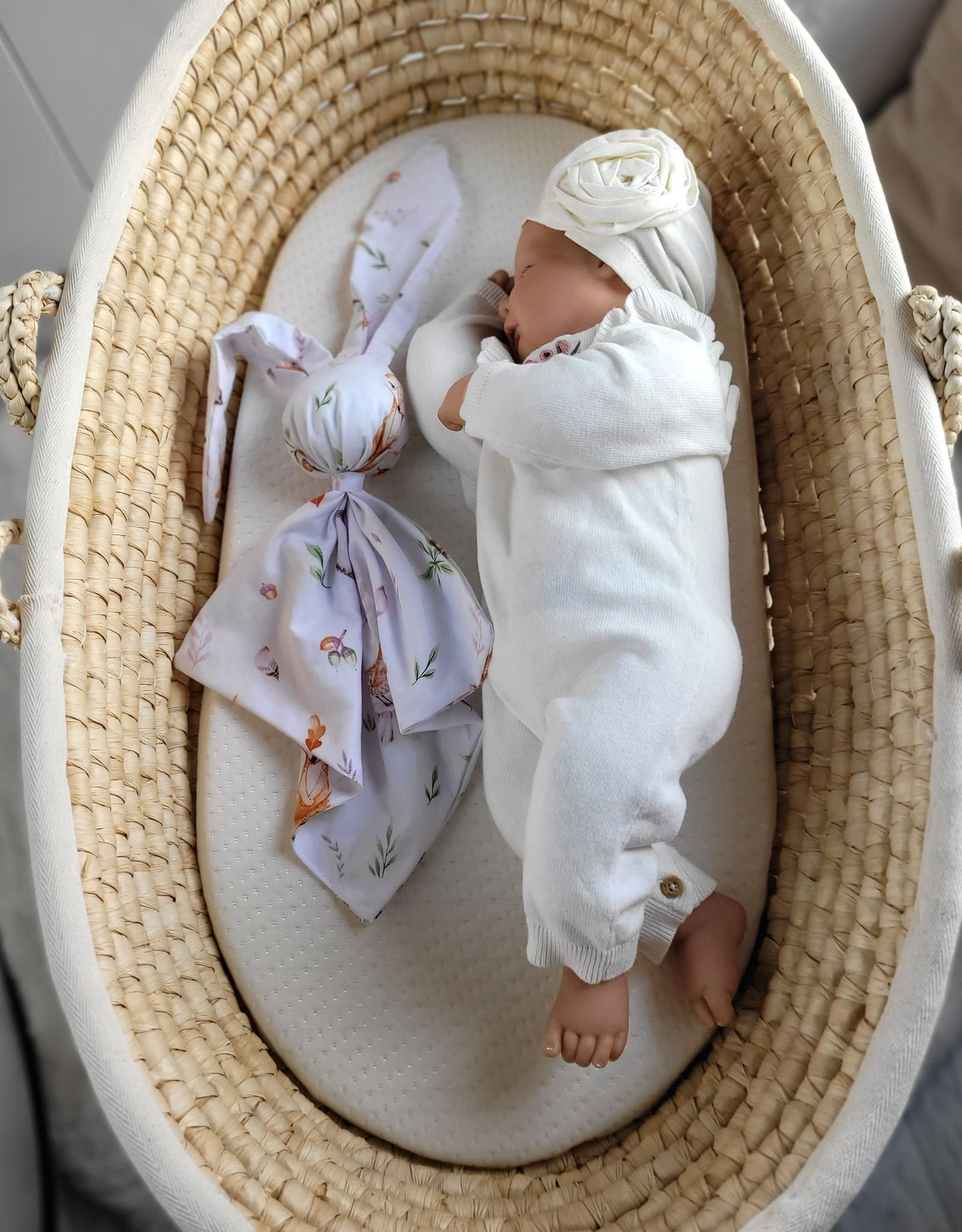 DOUDOU minkšta, jauki medvilninė kiškučio antklodėlė - Miško švelnumas - Image 4