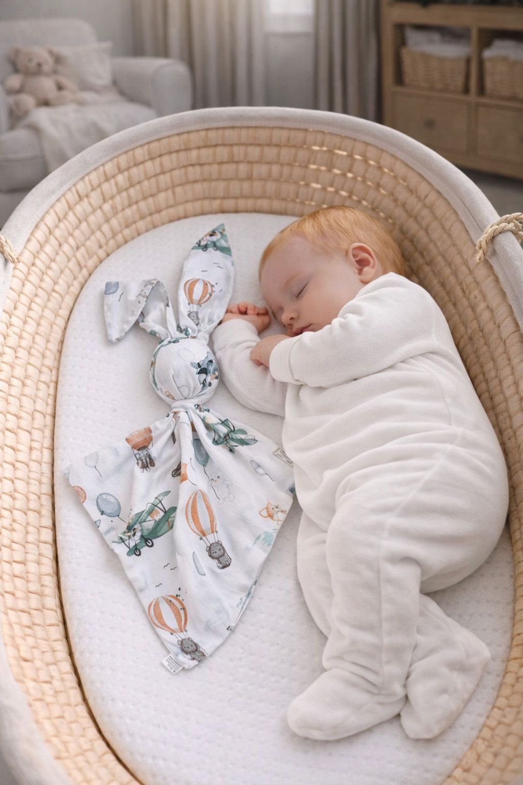 DOUDOU minkšta, jauki medvilninė kiškučio antklodėlė - Dangaus nuotykiai - Image 4