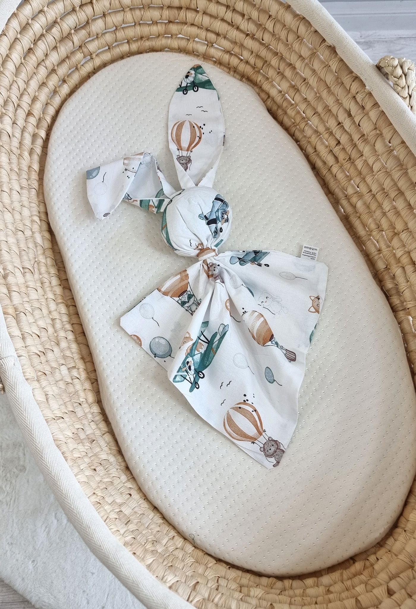 DOUDOU minkšta, jauki medvilninė kiškučio antklodėlė - Dangaus nuotykiai - Image 3