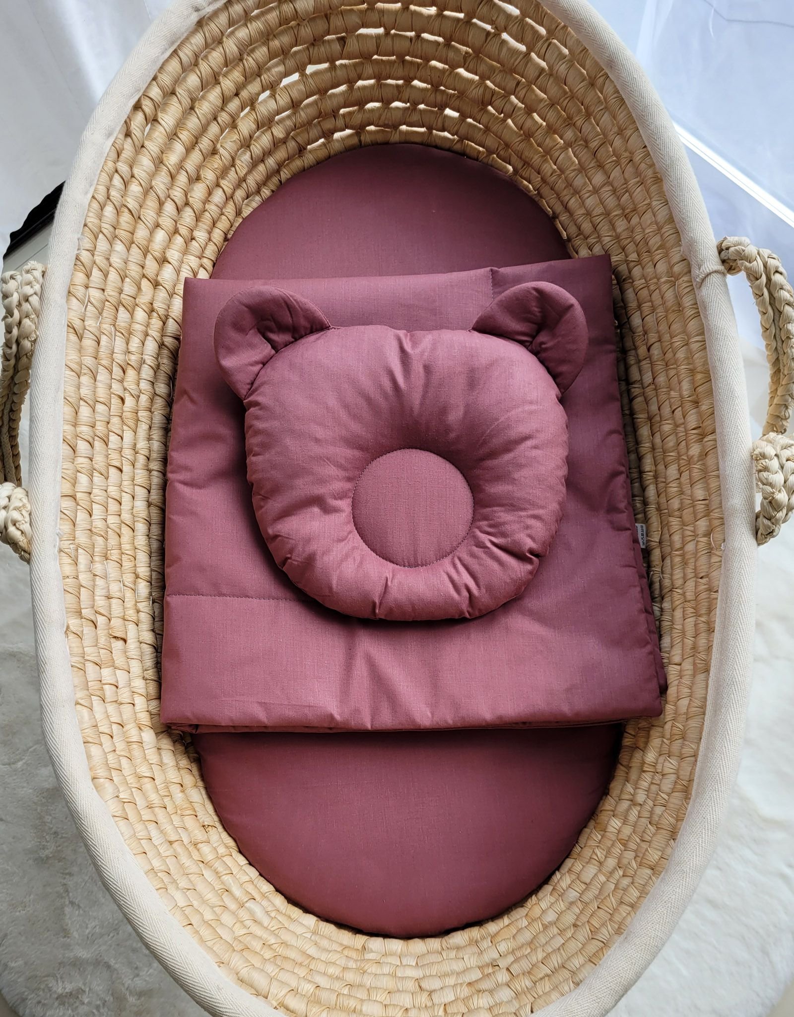 Antklodė su pagalvėle – 2 dalių komplektas – pastelinė violetinė - Image 5