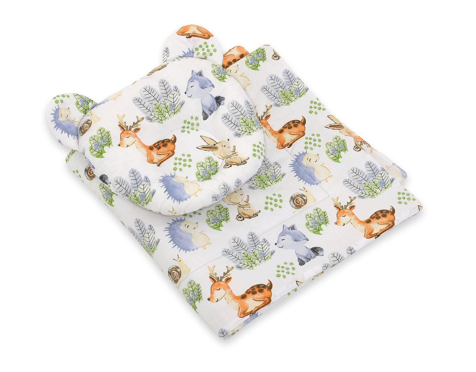 Antklodė su pagalvėle Teddy – 2 dalių komplektas – miško nuotykiai - Image 6