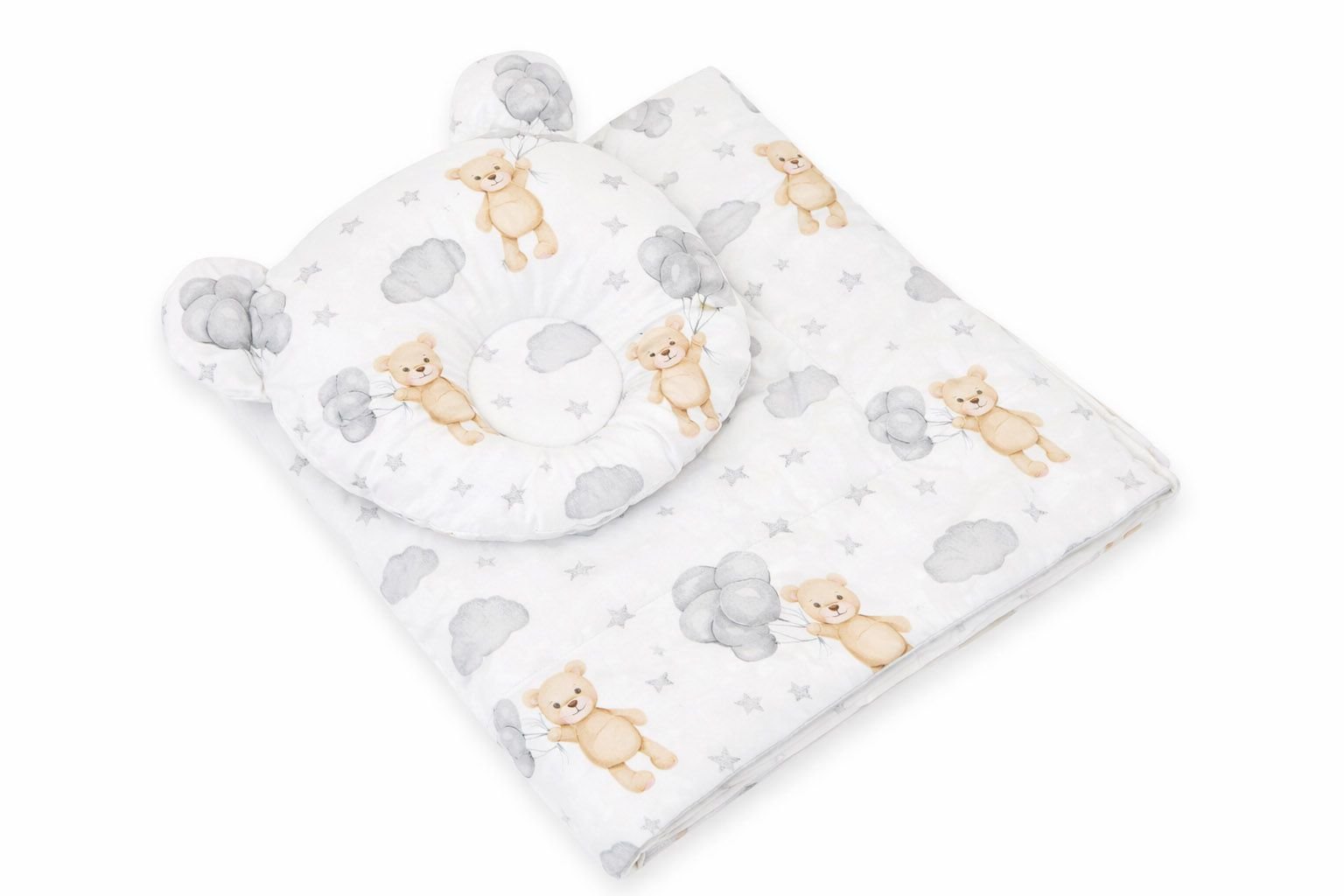 Antklodė su pagalvėle Teddy – 2 dalių komplektas – meškiukas - Image 2