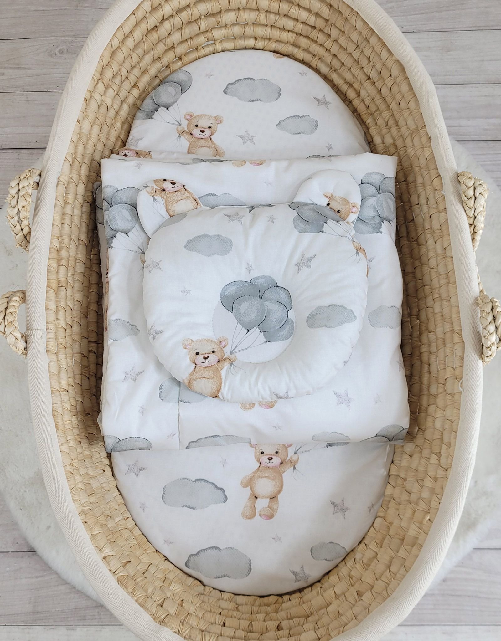 Antklodė su pagalvėle Teddy – 2 dalių komplektas – meškiukas - Image 4