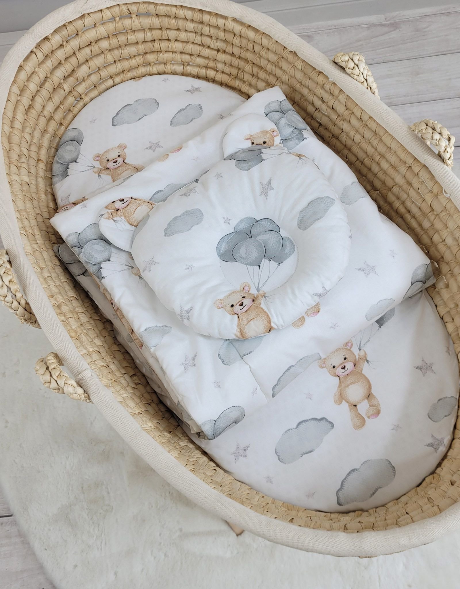 Antklodė su pagalvėle Teddy – 2 dalių komplektas – meškiukas - Image 5