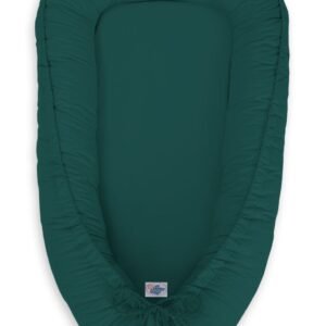 Kūdikio lizdas dvipusis Premium Cocoon naujagimiams MY SWEET BABY - butelio žalia
