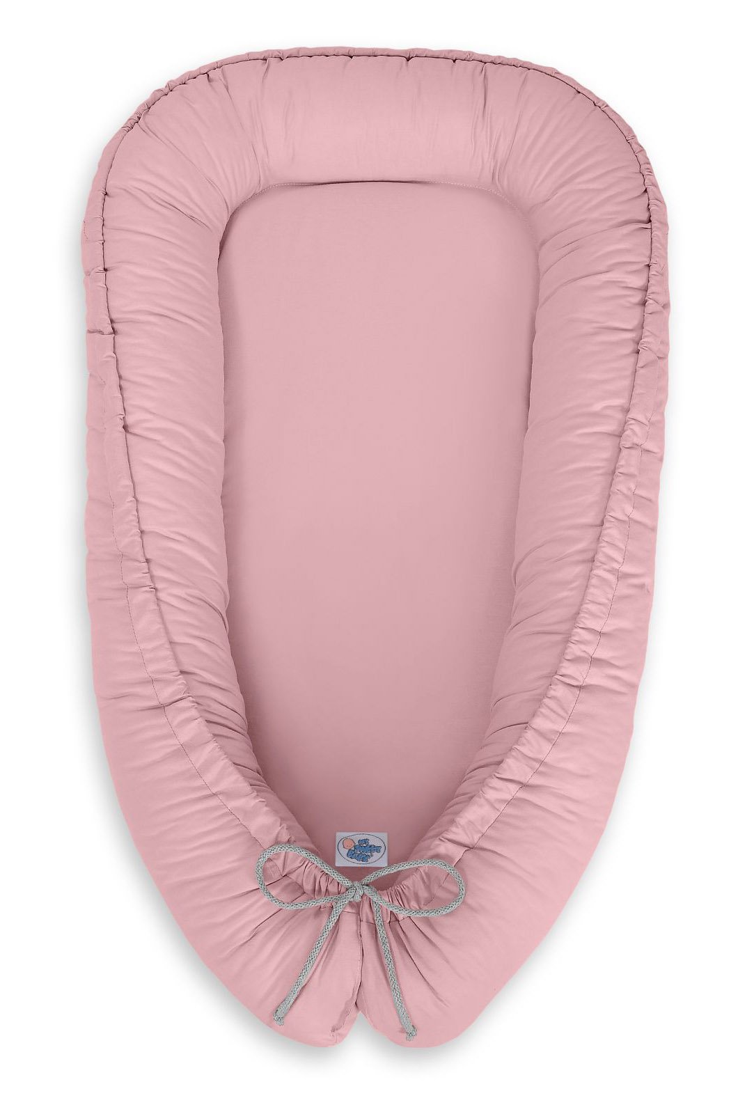 Kūdikio lizdas dvipusis Premium Cocoon naujagimiams MY SWEET BABY - pastelinė rožinė