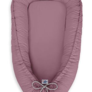 Kūdikio lizdas dvipusis Premium Cocoon naujagimiams MY SWEET BABY - pastelinė alyvinė